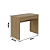 Mesa Escrivaninha c/ Gaveta - ME4107 - Amendoa - Tecno Mobili - Imagem 8