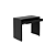 Mesa Escrivaninha c/ Gaveta - ME4107 - Preto - Tecno Mobili - Imagem 6