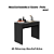 Mesa Escrivaninha c/ Gaveta - ME4107 - Preto - Tecno Mobili - Imagem 3