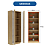 Armário de Escritório c/ Portas de Vidro - ME4115 - Amendoa - Tecno Mobili - Imagem 7