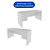Mesa Escrivaninha c/ Gaveta - ME4113 - Branco - Tecno Mobili - Imagem 8