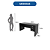 Mesa Escrivaninha c/ Gaveta - ME4113 - Preto - Tecno Mobili - Imagem 10