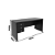 Mesa Escrivaninha c/ Gaveta - ME4113 - Preto - Tecno Mobili - Imagem 11