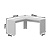 Mesa Escrivaninha de Canto - ME4116 - Branco - Tecno Mobili - Imagem 6
