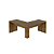Mesa Escrivaninha de Canto - ME4116 - Nogal - Tecno Mobili - Imagem 5