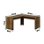 Mesa Escrivaninha de Canto - ME4116 - Nogal - Tecno Mobili - Imagem 7
