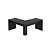 Mesa Escrivaninha de Canto - ME4116 - Preto - Tecno Mobili - Imagem 4