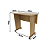 Mesa Escrivaninha Dobrável - ME4117 - Amendoa - Tecno Mobili - Imagem 7