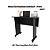 Mesa Escrivaninha Dobrável - ME4117 - Preto - Tecno Mobili - Imagem 2