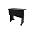 Mesa Escrivaninha Dobrável - ME4117 - Preto - Tecno Mobili - Imagem 4