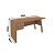 Mesa Escrivaninha c/ Gaveta - ME4122 - Amendoa - Tecno Mobili - Imagem 5