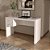 Mesa Escrivaninha c/ Gaveta - ME4123 - Branco - Tecno Mobili - Imagem 1