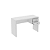 Mesa Escrivaninha c/ Gaveta - ME4123 - Branco - Tecno Mobili - Imagem 6