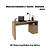 Mesa Escrivaninha c/ Gaveta - ME4130 - Amendoa - Tecno Mobili - Imagem 3