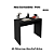 Mesa Escrivaninha - ME4139 - Preto - Tecno Mobili - Imagem 2