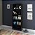 Estante Livreiro - ME4141 - Preto - Tecno Mobili - Imagem 1