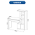 Mesa Escrivaninha Estante - ME4143 - Branco - Tecno Mobili - Imagem 4