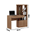 Mesa Escrivaninha Estante - ME4143 - Amendoa - Tecno Mobili - Imagem 5