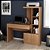 Mesa Escrivaninha Estante - ME4143 - Amendoa - Tecno Mobili - Imagem 1