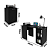 Mesa Escrivaninha Retrátil - ME4170 - Preto - Tecno Mobili - Imagem 10