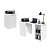 Mesa Escrivaninha Retrátil - ME4170 - Branco - Tecno Mobili - Imagem 5