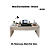 Mesa Escrivaninha - ME4185 - Branco - Tecno Mobili - Imagem 2