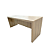 Mesa Escrivaninha - ME4185 - Amendoa - Tecno Mobili - Imagem 4