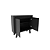 Balcão de Escritorio 02 Portas - ME4187 - Preto - Tecno Mobili - Imagem 6