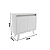 Balcão de Escritorio 02 Portas - ME4187 - Branco - Tecno Mobili - Imagem 8