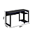 Mesa Escrivaninha Gamer - ME4152 - Preto/Azul - Tecno Mobili - Imagem 9