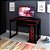 Mesa Escrivaninha Gamer - ME4161 - Preto/Vermelho - Tecno Mobili - Imagem 1