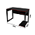 Mesa Escrivaninha Gamer - ME4161 - Preto/Vermelho - Tecno Mobili - Imagem 5