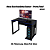 Mesa Escrivaninha Gamer - ME4161 - Preto/Azul - Tecno Mobili - Imagem 2