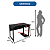 Mesa Escrivaninha Gamer - ME4161 - Preto - Tecno Mobili - Imagem 4