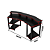 Mesa Escrivaninha Gamer - ME4167 - Preto/Vermelho - Tecno Mobili - Imagem 7