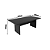 Mesa de Reunião p/ Escritorio - ME4119 - Preto - Tecno Mobili - Imagem 5