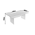Mesa de Reunião p/ Escritorio - ME4119 - Branco - Tecno Mobili - Imagem 5