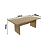 Mesa de Reunião p/ Escritorio - ME4119 - Amendoa - Tecno Mobili - Imagem 5