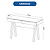 Mesa Escrivaninha c/ Gaveta - ME4128 - Nogal - Tecno Mobili - Imagem 4