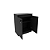 Balcão de Escritorio 02 Portas - ME4149 - Preto - Tecno Mobili - Imagem 6