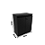 Balcão de Escritorio 02 Portas - ME4149 - Preto - Tecno Mobili - Imagem 10