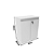 Balcão de Escritorio 02 Portas - ME4149 - Branco - Tecno Mobili - Imagem 10