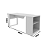 Mesa Escrivaninha c/ Prateleira - ME4182 - Branco - Tecno Mobili - Imagem 9