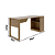 Mesa Escrivaninha c/ Prateleira - ME4182 - Amendoa - Tecno Mobili - Imagem 8