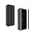Estante 02 Portas c/ Vidro - ME4189 - Preto - Tecno Mobili - Imagem 3
