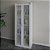 Estante 02 Portas c/ Vidro - ME4189 - Branco - Tecno Mobili - Imagem 1