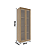 Estante 02 Portas c/ Vidro - ME4189 - Amendoa - Tecno Mobili - Imagem 9