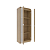 Estante 02 Portas c/ Vidro - ME4189 - Amendoa - Tecno Mobili - Imagem 6