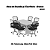 Mesa de Reunião p/ Escritorio - ME4191 - Branco - Tecno Mobili - Imagem 2