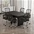 Mesa de Reunião p/ Escritorio - ME4191 - Preto - Tecno Mobili - Imagem 1